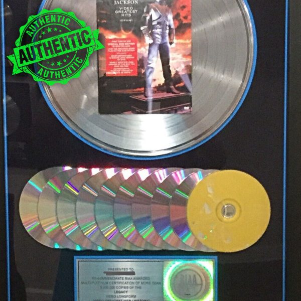 Michael Jackson “HIStory” 9 Million RIAA Award