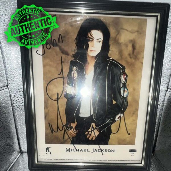 Michael Jackson Autographed Signed Promo Photo